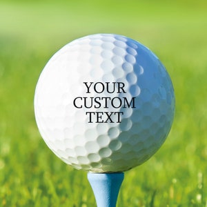 Personalized Golf Balls, Custom Text, Gift for Golfers, Gift for Husband, Groomsmen Gift, Best Man Gift, Custom Golfballs, Gift for Guys
