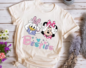 Disney Besties Shirt, Minnie And Daisy Duck Shirt, Best Friends Shirt, Disney BFF Shirt, Friends Trip Shirt, Disneyland Shirt, Disney Shirt