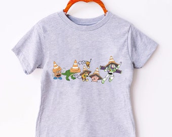 Chemise Toy Story, chemise personnages Toy Story, chemise Mr Potato, chemise Buzz l'Éclair, chemise Rex, chemise moulante, débardeur Toy Story pour femme