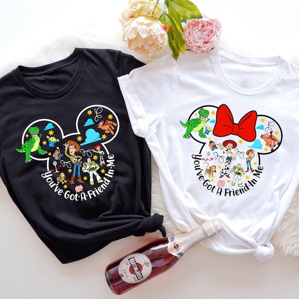 Toy Story Shirt, Couple Toy Story Shirt, You Have Got A Friend In Me Shirt, Mickey Minnie Head Matching Shirt