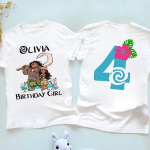 Moana Birthday Shirt, Toddler Birthday Shirt, Princess Moana Birthday Shirt, Custom Moana Shirt, Kids Moana Shirt