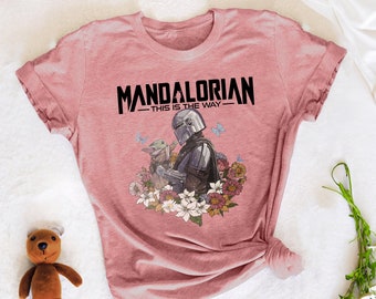 Star Wars Mandalorian Shirt, This is The Way Shirt, Star Wars Shirt, Galaxy's Edge Shirt, Star Wars Tank Top, Vintage Star Wars Shirt
