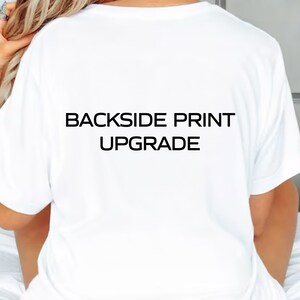 Backside Print Upgrade