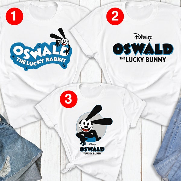 Oswald Shirt, Oswald The Lucky Rabbit Shirt, The Lucky Bunny, Disney Oswald Shirt, Gift For Oswald Fan