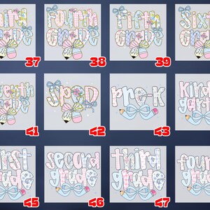 Stitch Back to School Shirt, First Day Of School Shirt, Stitch Kindergarten Shirt, Pre-K Shirt, First Second Third Fourth Fifth Grade Shirt image 5