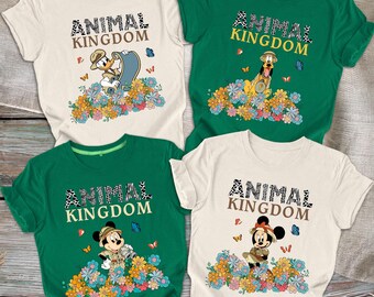 Animal Kingdom Disney Characters Shirt, Disney Safari Shirt, Mickey Friends Shirt, Safari Trip Shirt, Animal Kingdom Matching Shirt
