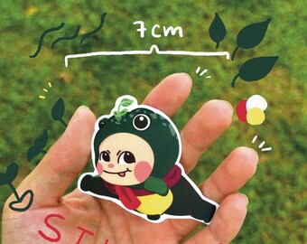 Cute Frog Sticker / Frog Sticker / Matte Sticker / Journaling / Scrapbooking / Hydroflask / Hydroflask Sticker / Cute Sticker / Frog