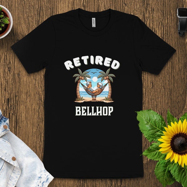 Retired bellhop shirt , bellhop Gift , bellhop Retired shirt, bellhop couple shirt