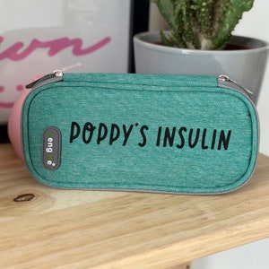 Personalise Diabetic insulin kit label, perfect for diabetics