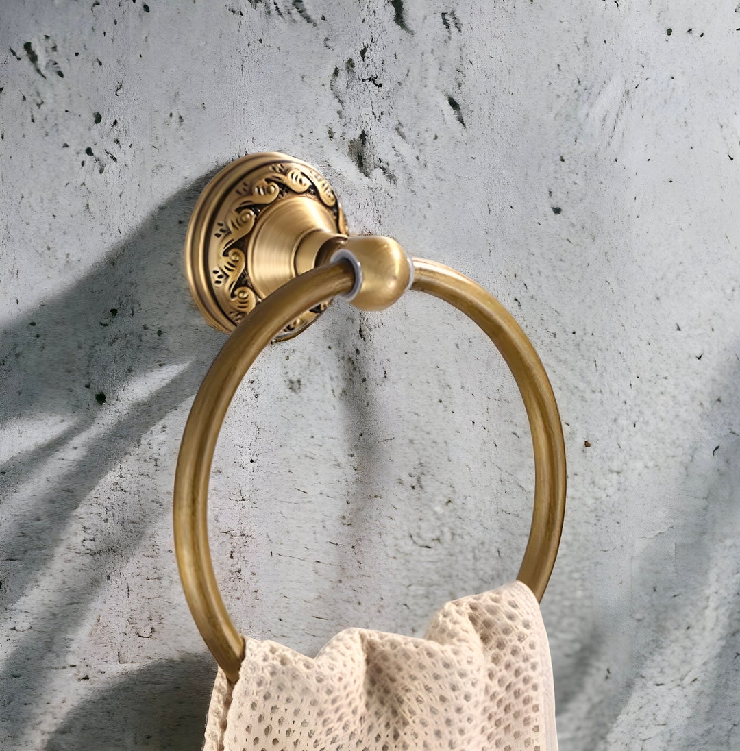 Antique Towel Holder, Victorian Towel Ring, Wall Mounted Towel Ring ...
