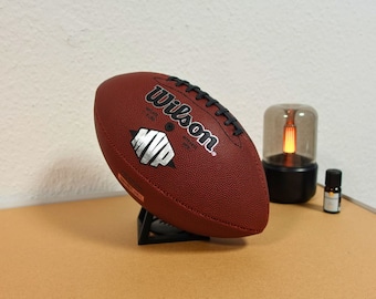 Schuine voetbalhouder - standaard voor NFL American footballs