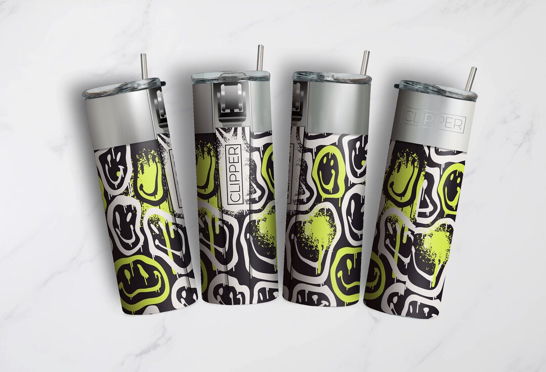 Clipper Wraps Smiley Clipper Tumbler Wrap Seamless Graffiti PNG Funny Print - Etsy