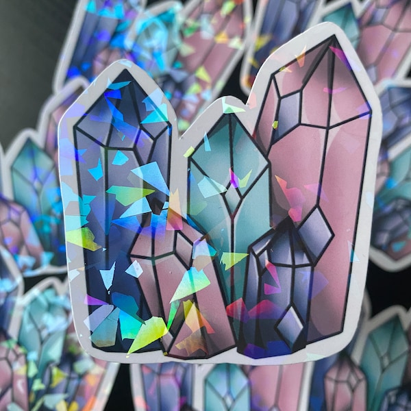 Sticker "Crystals" // witchy // crystals // pastel goth // witch