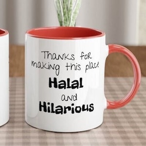 Muslim Coworker Gift Funny Mug for Boss Thanks for Keeping this Place Halal & Hilarious National Boss Day Gag Muslim Gift Exchange Colleague