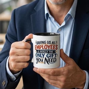 Funny Boss Mug: Employee Appreciation Gag Gift