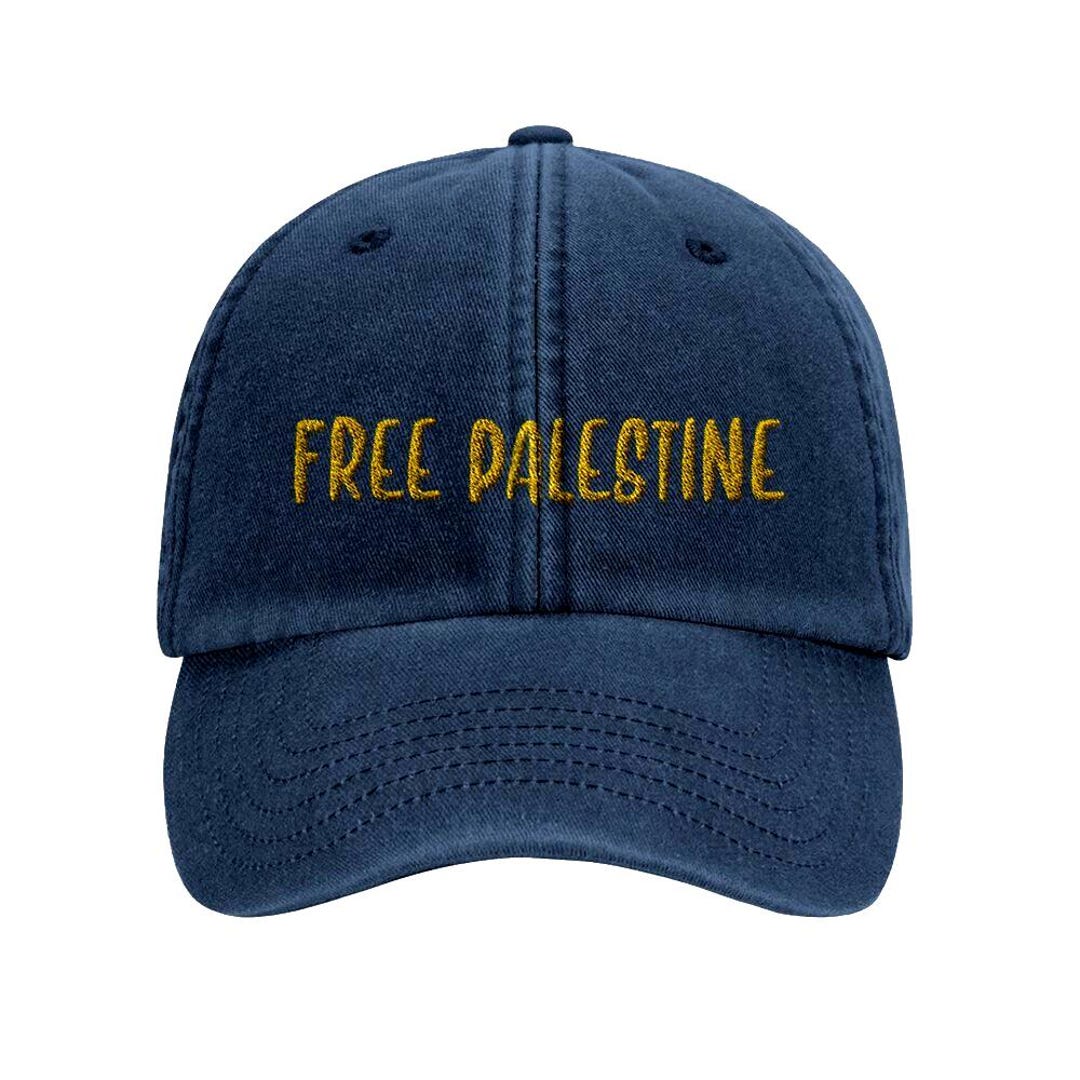 Embroidered Free Palestine Hat Free Palestine Cap Activist Gaza ...