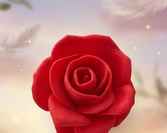 Mini Urn Rose – Elegancka urna pamiątkowa z czerwoną różą