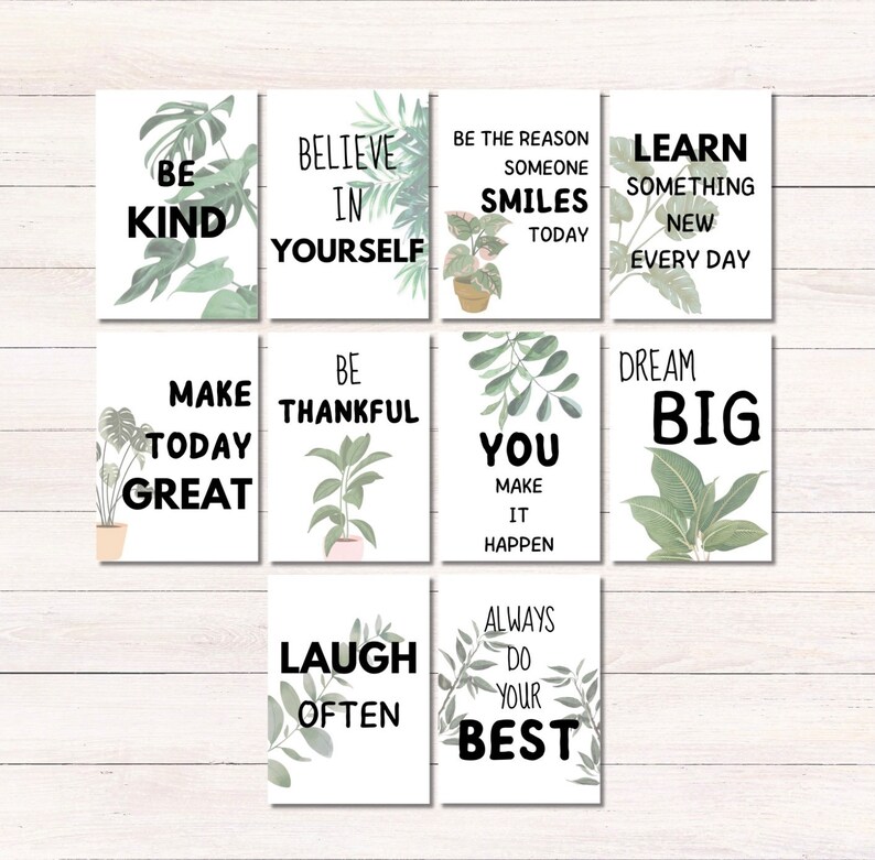 Printable Inspirational Posters Motivational Messages - Etsy