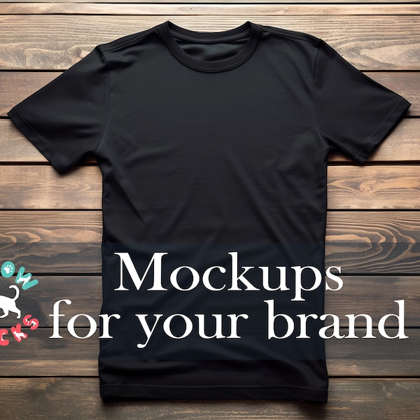 Black Tshirt Mockup Bella Canvas 3001 Black Mock Up T shirt Flat Lay Unisex Tee Shirts For Shops Black Bella Canvas Shirt Mock Ups digital