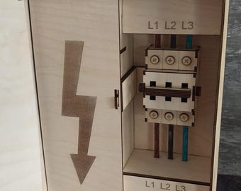 Caixa elétrica de 3 mm. Serve para garrafa padrão de 0,7 e dois copos de vodka... DIGITAL!!! queimadura de luz, ai. , dxf. , svg. Digital!!