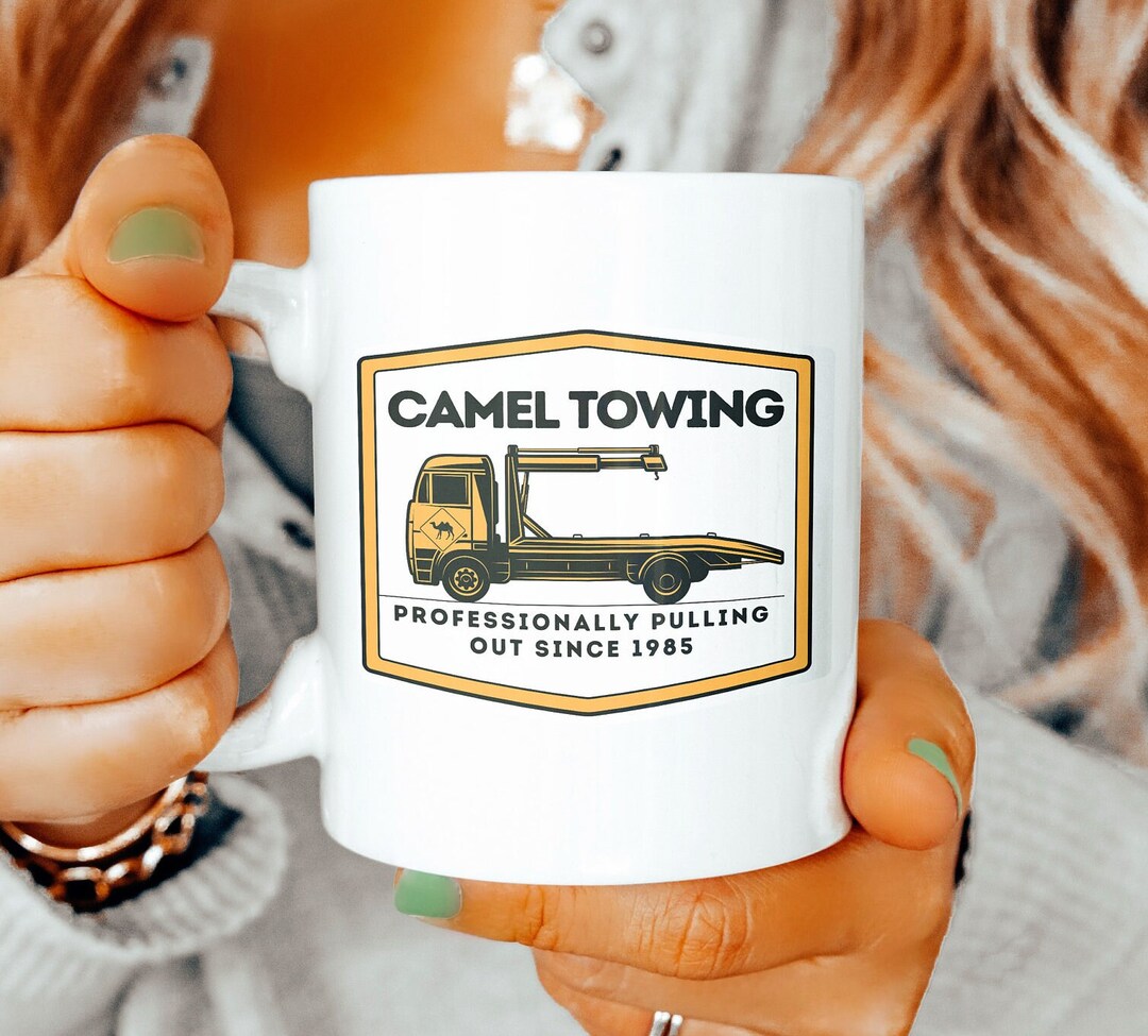 Camel Towing Coffee Mug, Funny Gift, Gift for Him, Humor Mugs, Mugs