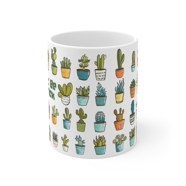 Don't Be a Prick, Punny Mug, Cactus Coffee Cup, Gifts for Her, Funny Sayings image 2