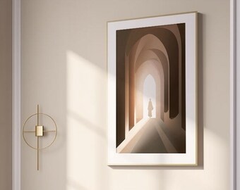Trust in the Lord, Proverbs 3:5-6, DIGITAL PRINT, Modern Bible Verse, Christian Wallart, Religiously Inspired, Minimal Bible Artwork