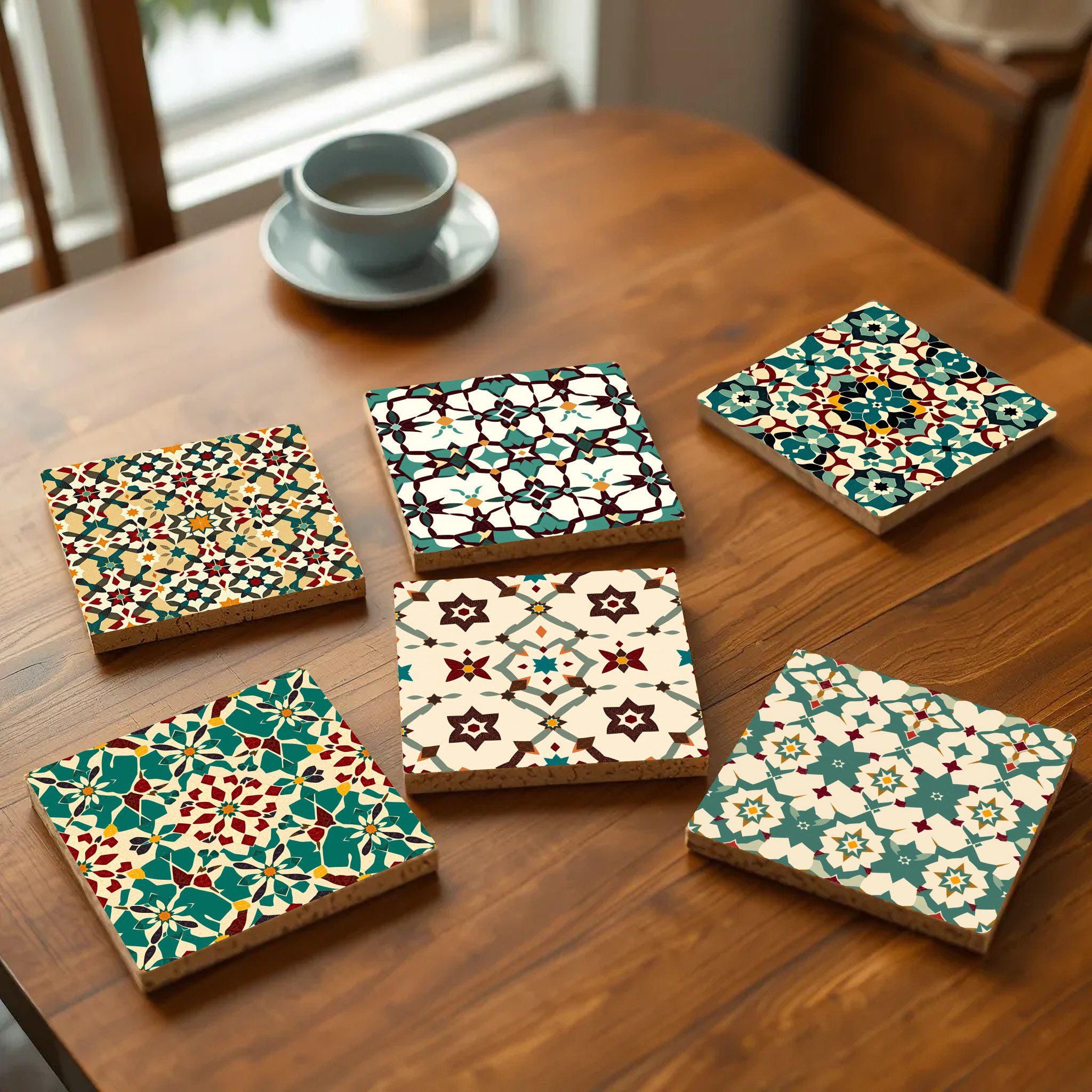Fragment De Carrelage Iznik Ancien - 6x5x2,5 Cm - XIXe Et Avant - Turquie