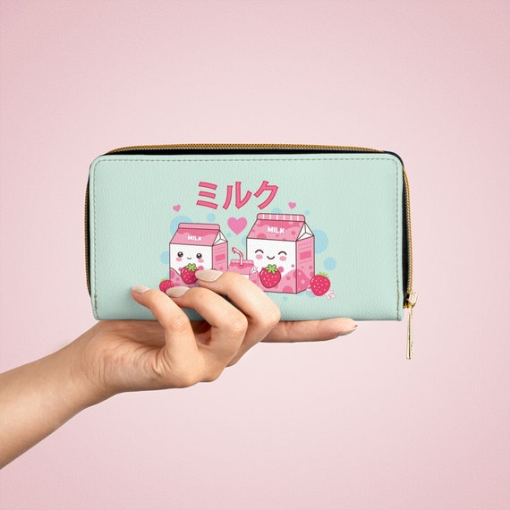 Strawberry milk wallet hotsell