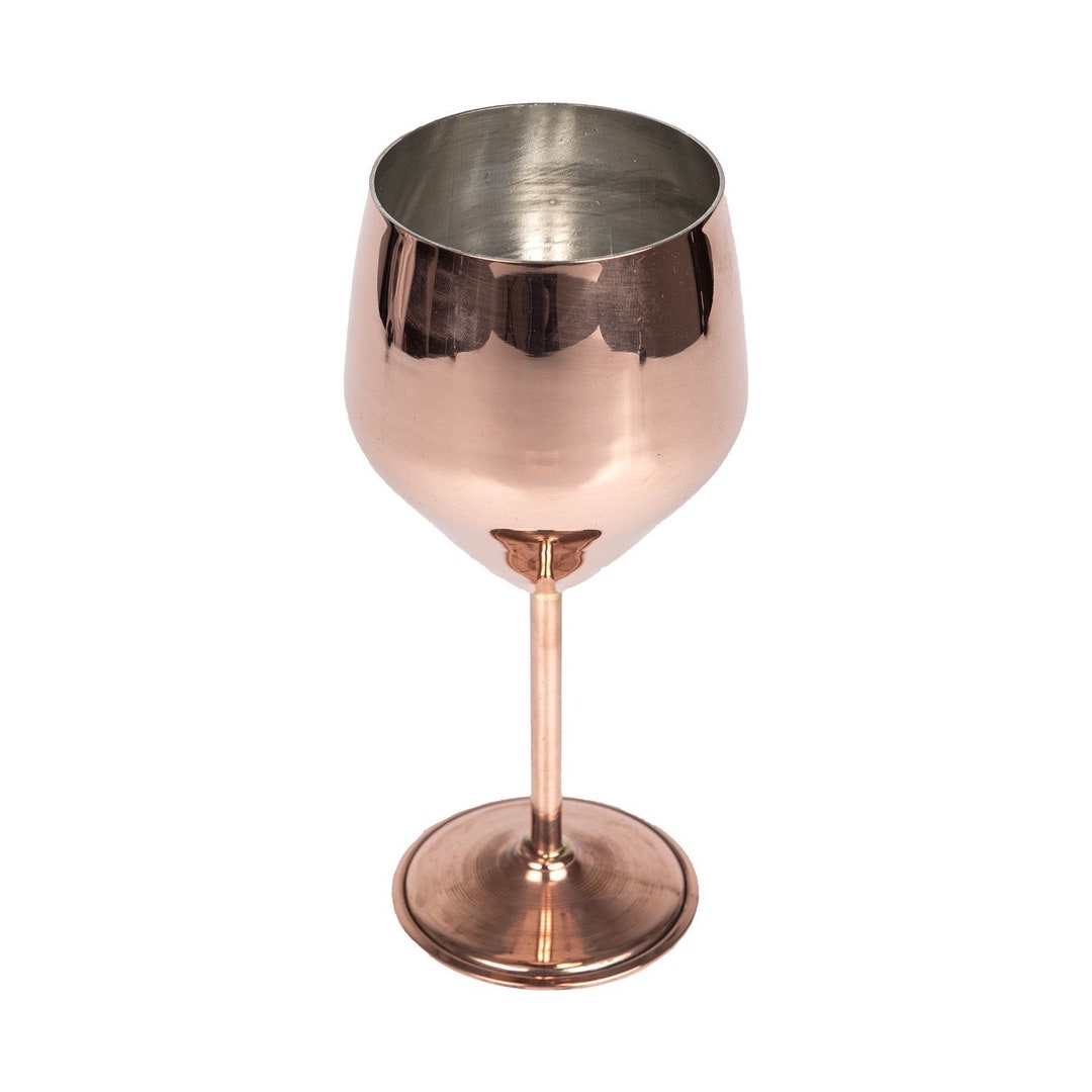 Copper Wine Glass Copper Wine Tumbler Copper Glass Handmade Etsy