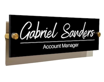 Name Plate Office Door - Office Supply Decorative Plaque Bussiness Sign Ceo Gift Wall Decor Office Sign