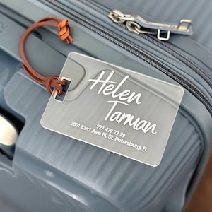 Personalized Luggage Tags - Travel Tag Luggage Tag Acrylic Travel Gift Bag Tag Personalized Wedding Bridesmaid