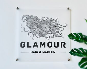 Custom Acrylic Business Sign, Office Door Sign, Custom Logo Sign, Office Wall Decor, Business Decor, Business Gift, Storefont Logo Sign