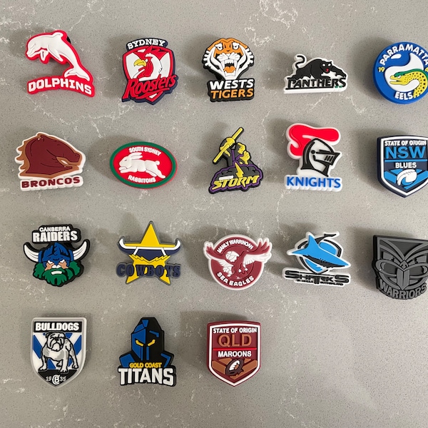 Rugby Croc Jibbitz Etsy Australia