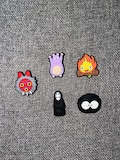 Studio Ghibli Jibbitz for Crocs | Anime Charms for Crocs | Classic Anime | Calcifer Charms | No Face Charms | Sootsprite product logo