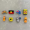 Australia Inspired Shoe Charms | Kangaroo Sign Koala Crocs Charms | Jibbitz for Crocs | Australian Map Croc Pin product logo