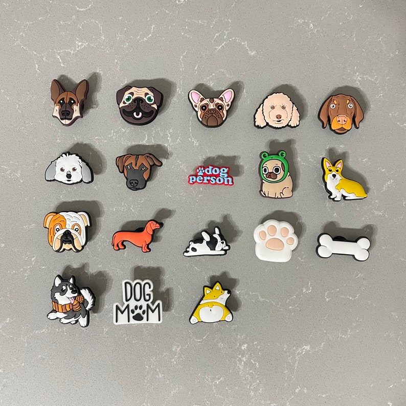 Cute Dog Jibbitz for Crocs Dachshund Doodle Bulldog Germen Shepherd Dog