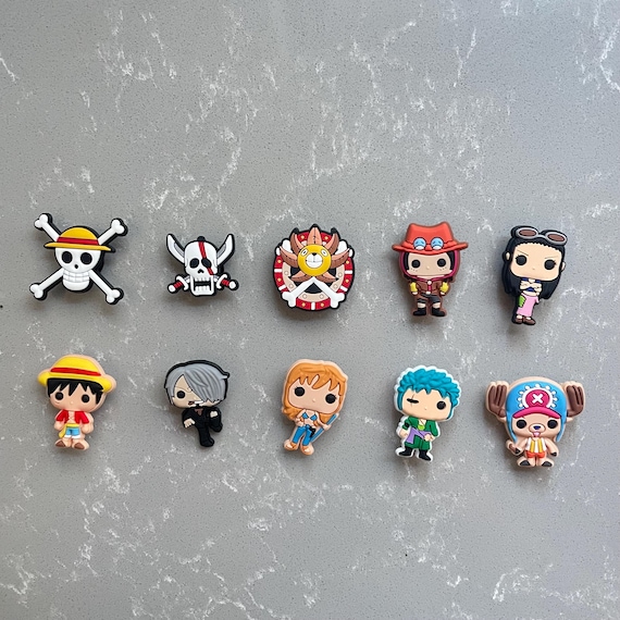 One Piece Charms for Crocs Luffy, Zoro, Franky, Nami, Chopper