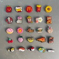 Foodie themed Jibbitz for Crocs - Maccas Chips - Churros - Pizza - Donut - Vegemite - Pretzel - Chicken Nuggets - Guacamole - Favourite Food product logo