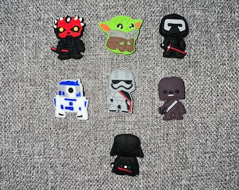 STAR WARS/ Marvel Charms for Crocs - Captain - America - Spider - Superhero Themed Charms for Crocs - Nostalgic