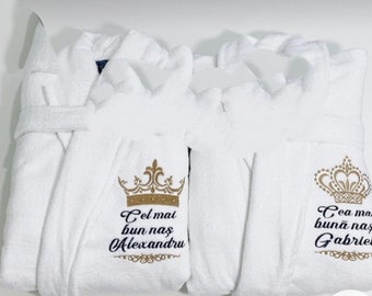 personalized bathrobe