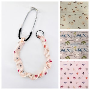 Cute Stethoscope Scrunchie Cover, Gift for Doctor or Nurse