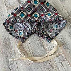 Navajo Design Scrub Cap, Aztec Print Scrub Hat. Southwest Surgical Cap for Men/Women Gift for Nurse