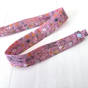 Purple Easter Bunny Stethoscope Cover: Springtime Scrunchie Sock