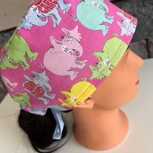 Dr. Seuss Scrub Cap: Pediatric Nurse Cotton Surgical Hat