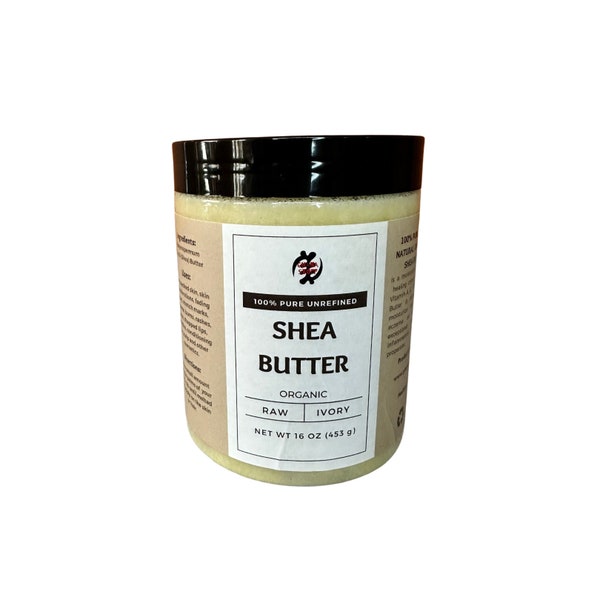 100% Pure Unrefined RAW SHEA BUTTER, Organic Cold Pressed from Ghana, Grade-A