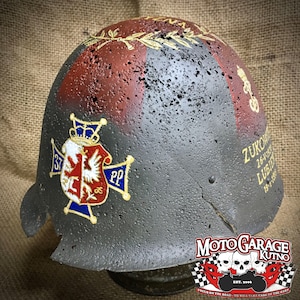 Polish helmet model 31 Battle War Helmet Relic Military Army Decoration Prop WW2 World War History