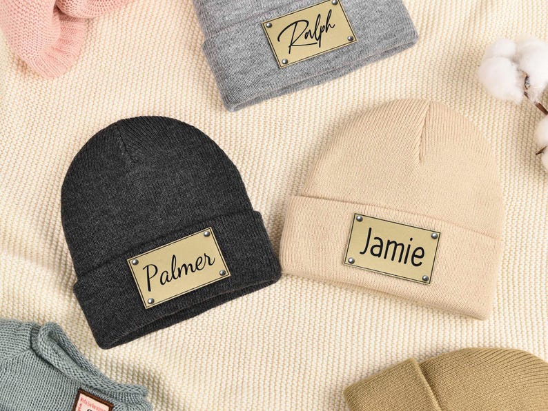 Personalize Baby Beanie,newborn Baby Beanie Hat,unisex Baby Hats With