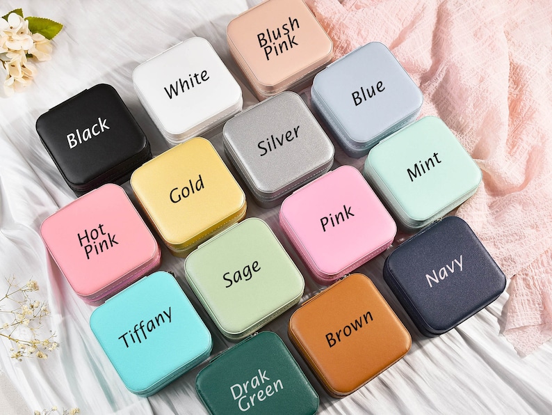 Custom Jewelry Boxes, Personalized Jewelry Box,bridesmaid Name Jewelry