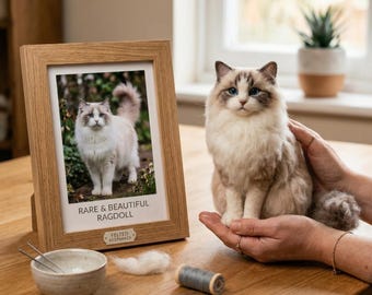 Custom Needle Felted Pet Doll, Personalized Cat Portrait Sculpture, Handmade Wool Pet Replica, Pet Loss Keepsake, Lifelike Animal Figurine